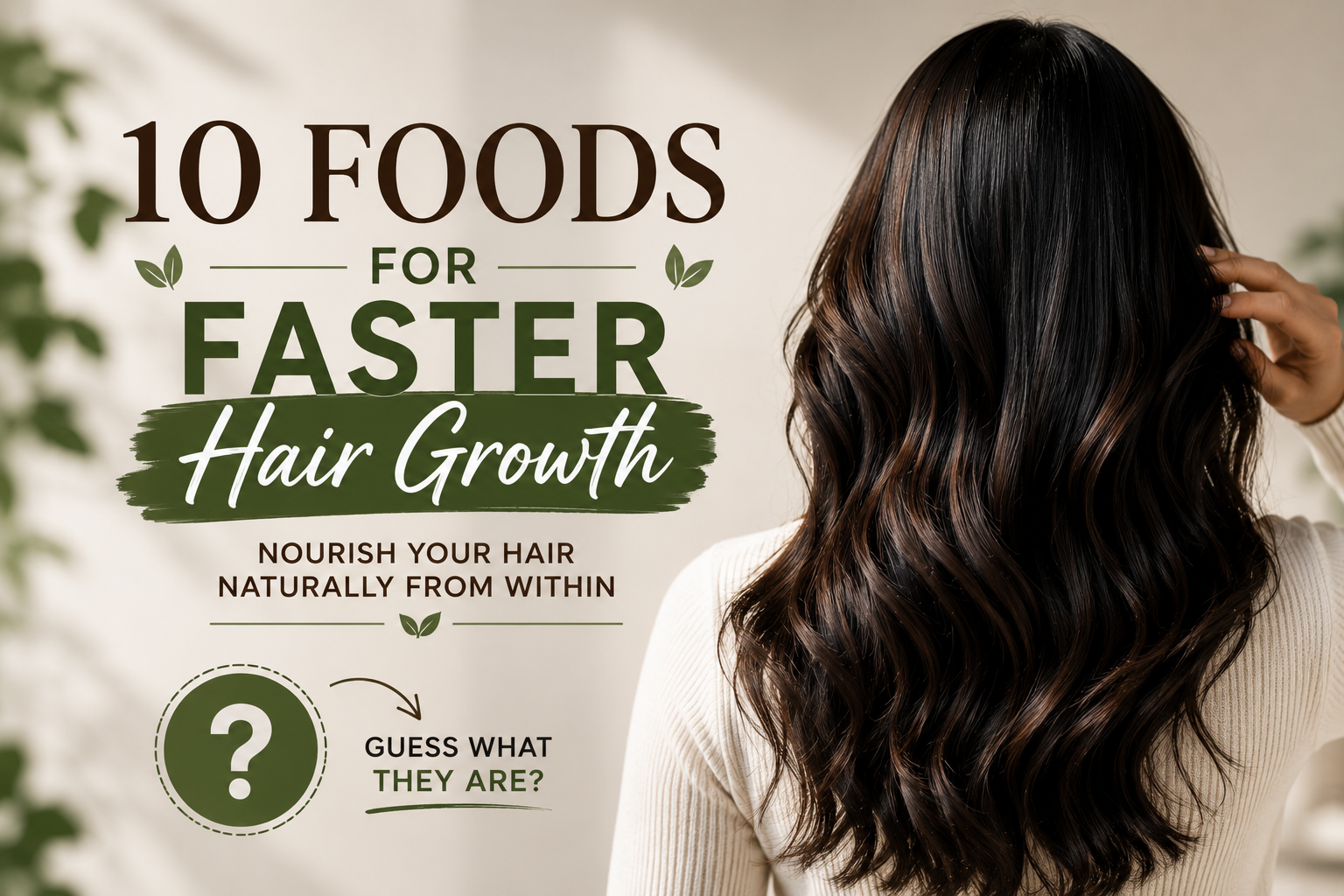 10 Foods for Faster Hair Growth