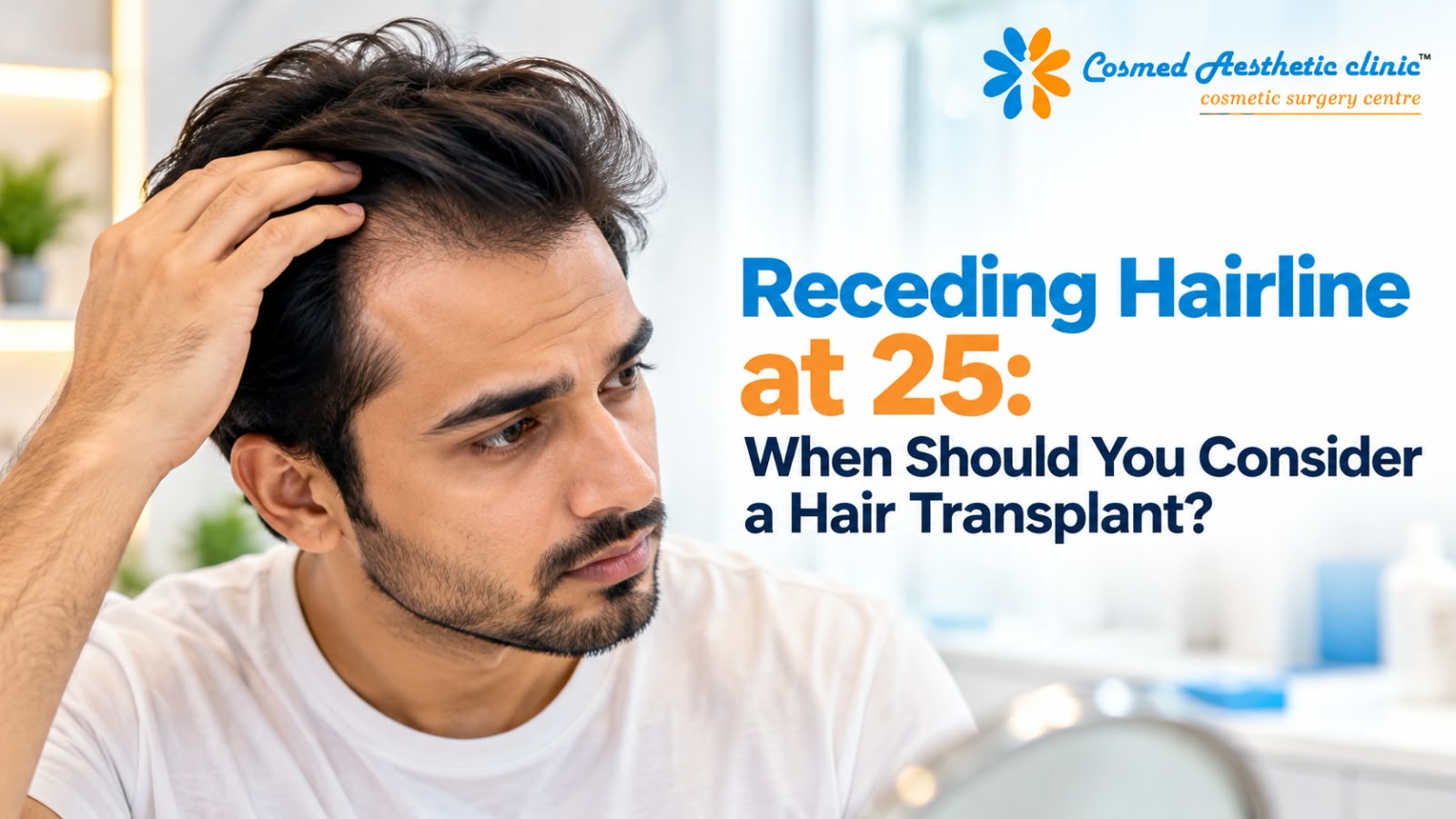 Receding Hairline at 25: When Should You Consider a Hair Transplant?